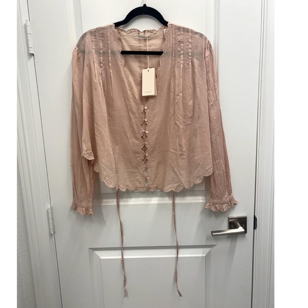 DOEN-Elayne Top (S) NWT